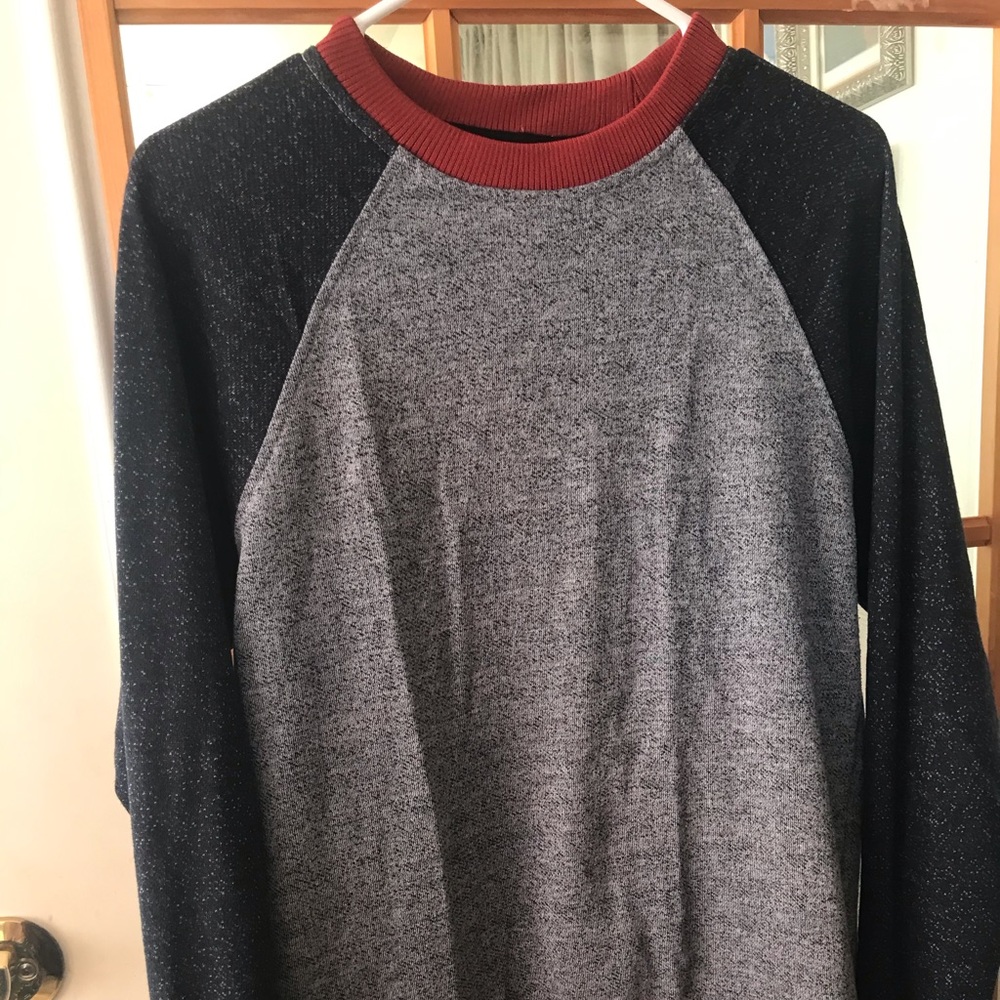 Trademark Brooklyn jacket gray with burgundy trim